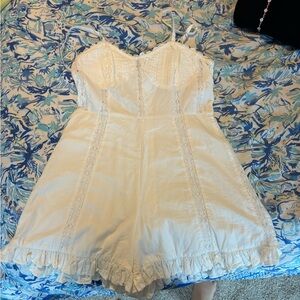 White urban outfitters romper.